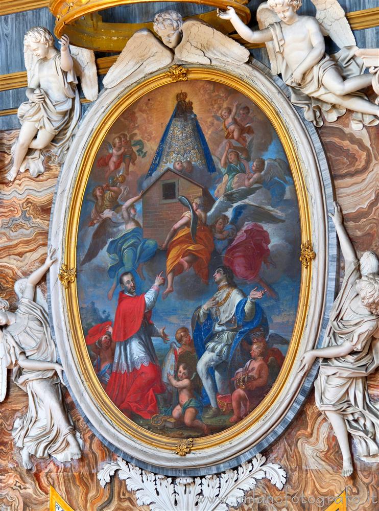 Graglia (Biella) - Pala dell'altare maggiore del Santuario della Madonna di Loreto